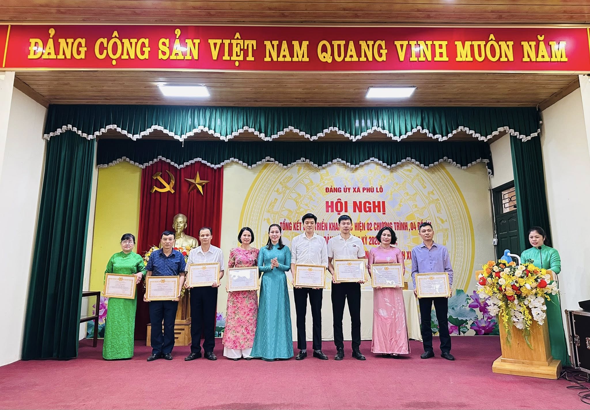 ĐẢNG ỦY XÃ PHÙ LỖ TỔ CHỨC HỘI NGHỊ TỔNG KẾT VIỆC THỰC HIỆN 04 ĐỀ ÁN VÀ 02 CHƯƠNG TRÌNH TRỌNG TÂM...